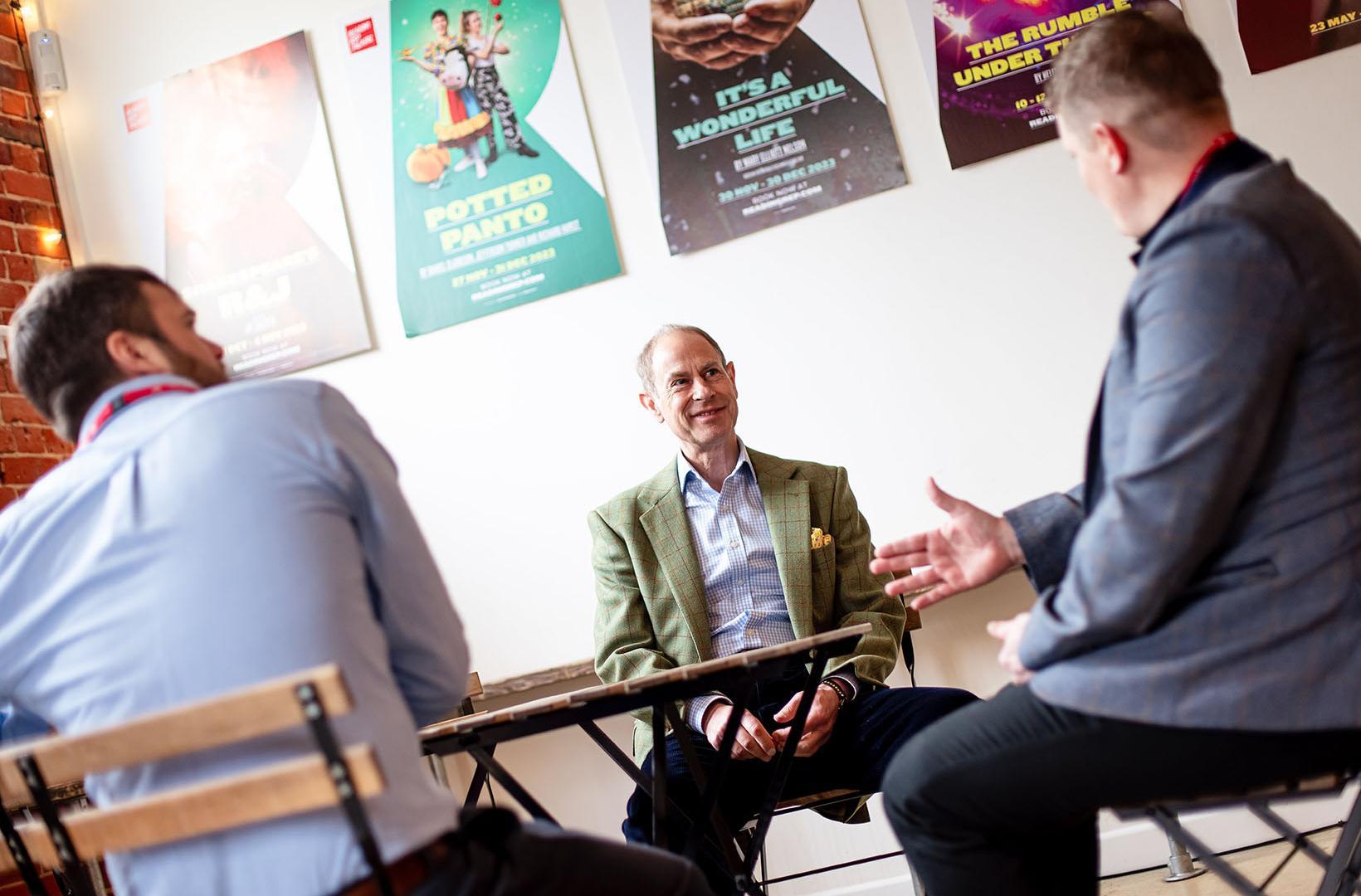 The Duke Of Edinburgh Visits Reading Rep Theatre