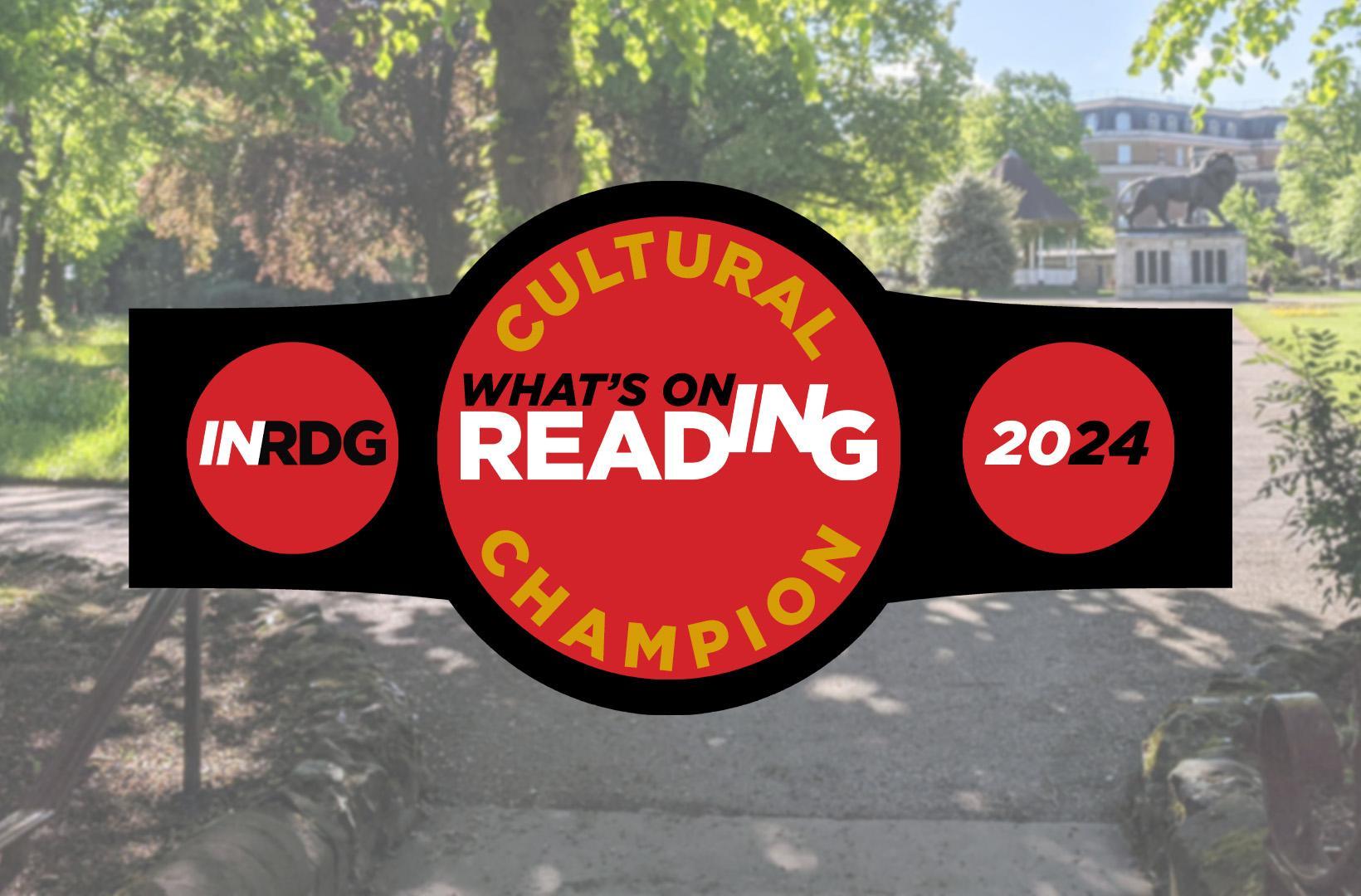 The What's On Reading Cultural Champion logo