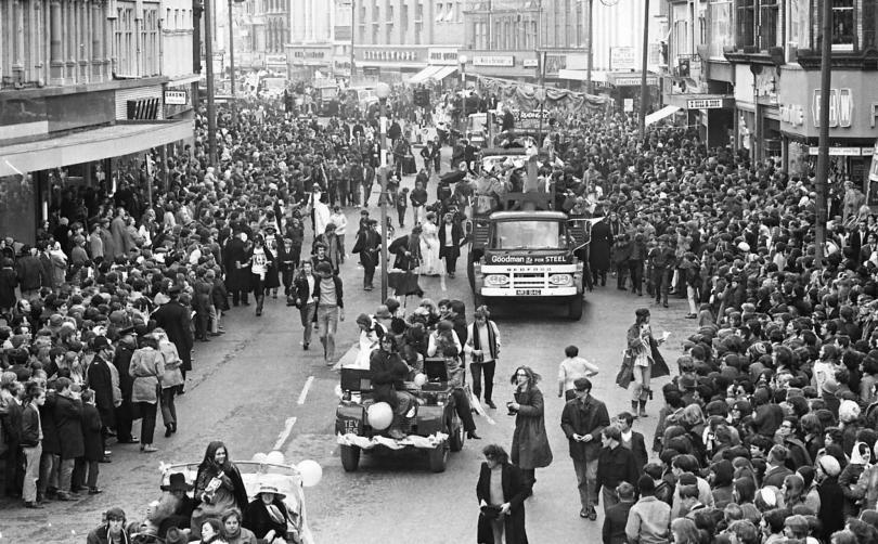RAG Parade black and white