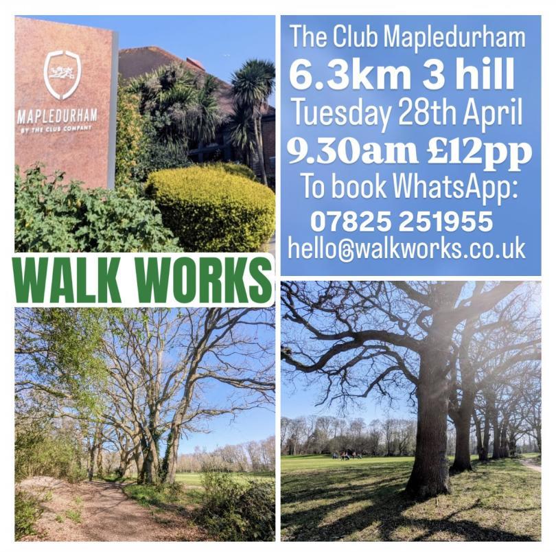 Walk Works guided walk from The Club, Mapledurham