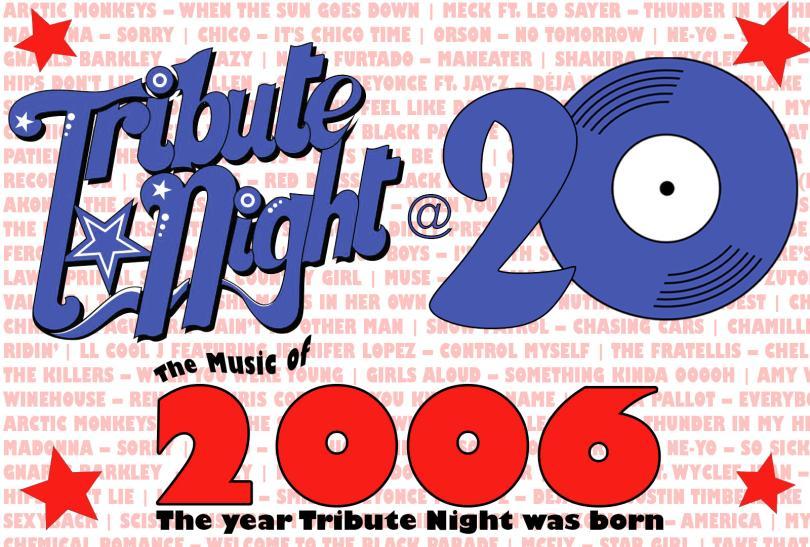 Tribute Night logo with "The music of 2006"
