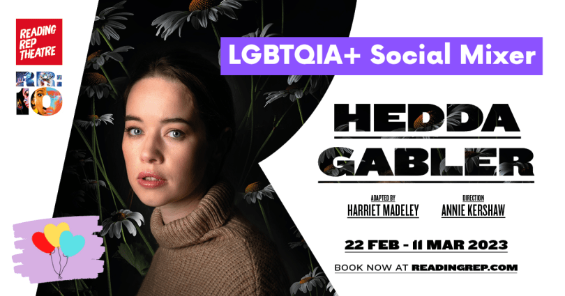 LGBTQIA+ social mixer in collaboration with Reading Rep Theatre