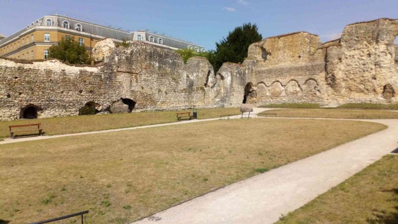 View of Reading Abbey ruins