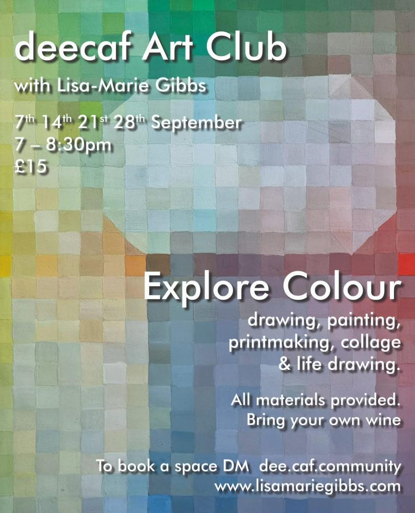 Poster about Dee Caf Art Classes