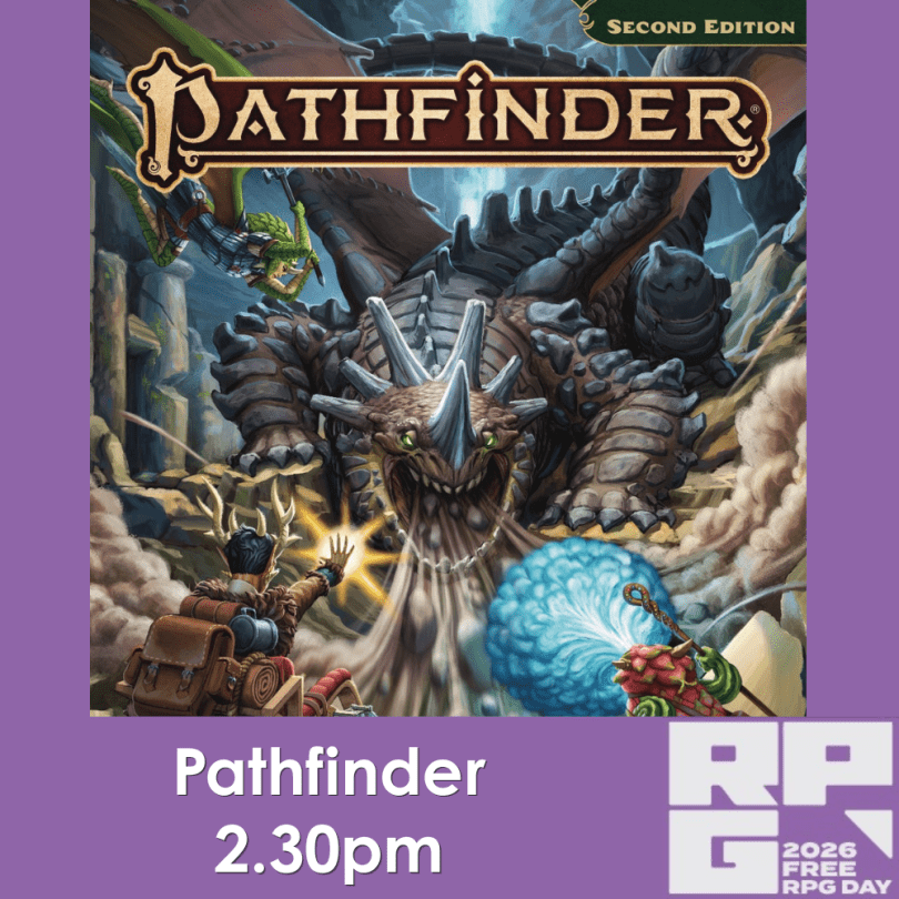Pathfinder Adventure 2.30pm - FREE RPG Day 27/06/26
