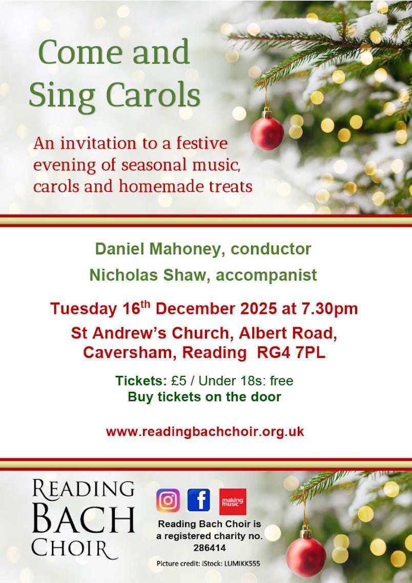 image of christmas tree on poster