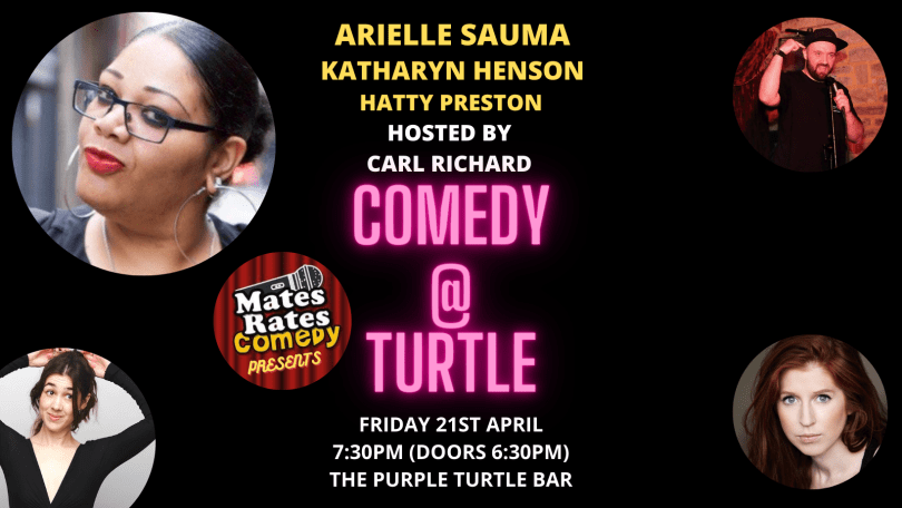 Comedy at Turtle with Headliner Arielle Souma