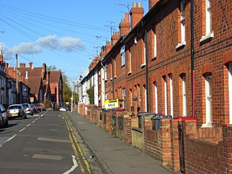 Houses in Wolsey Street in Reading