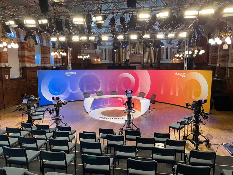 BBC Question Time Set up from 2022