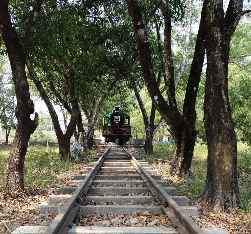 The Burma Siam Railway with train