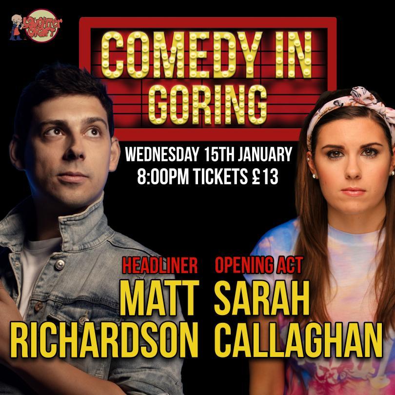 Poster for the comedy night