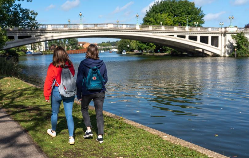 The Thames is part of The Kennet & Avon Canal at the Heart of Reading walk