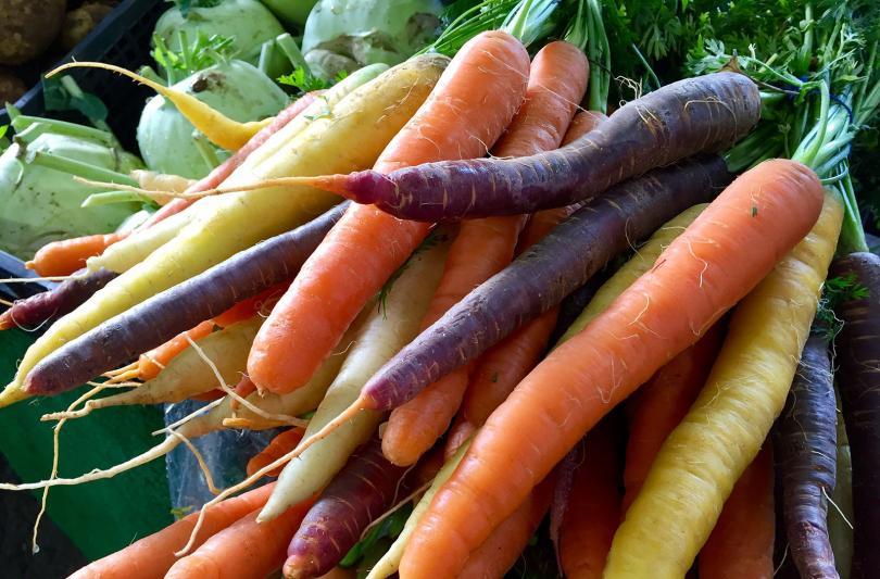Heritage carrots from Paget's Produce