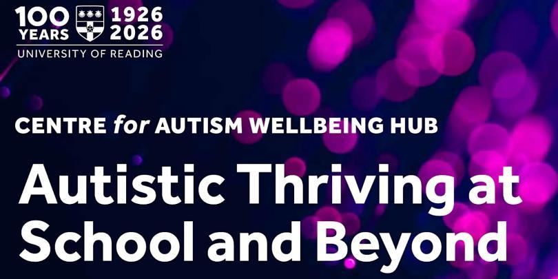 patterned background with event title