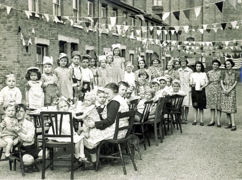 A street party in Coley