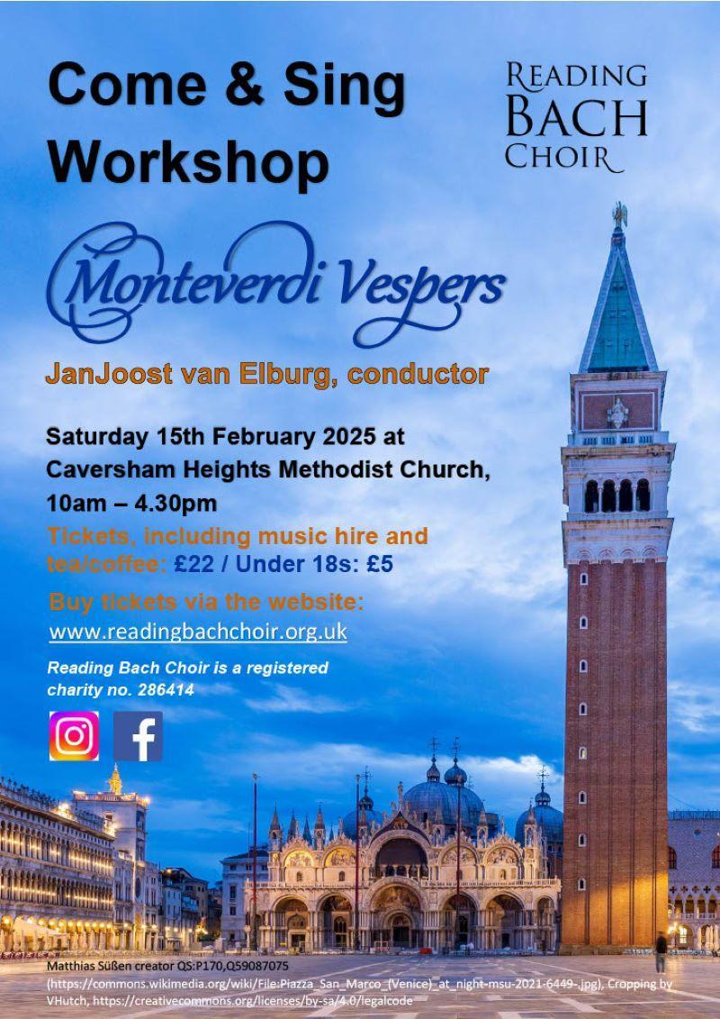 Poster giving details of the event