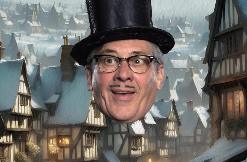 Count Arthur Strong is Charles Dickens in 'A Christmas Carol' 2025