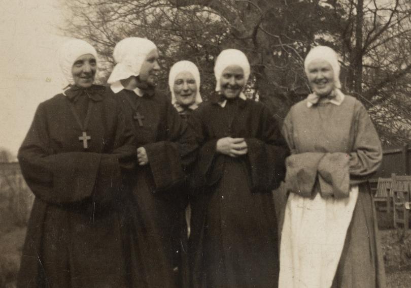 Archive photo of nuns from the Clewer House of Mercy
