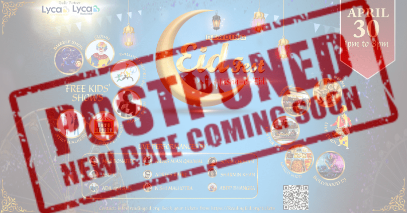 Reading Eid Fest - Jashn-e-'Eid event poster