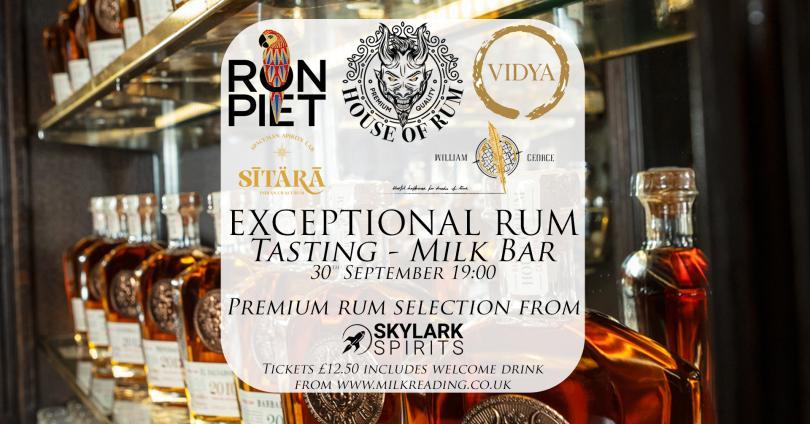 Rum tasting at Milk bar