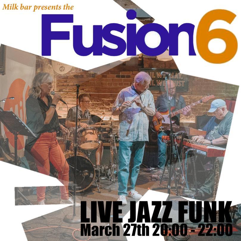 Live jazz band the Fusion 6
