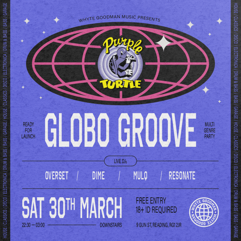 NEW :: GLOBO GROOVE  Playing House/Garage/Electronica/Disco  Turtle Basement  FREE ENTRY / 18+ ID Required 