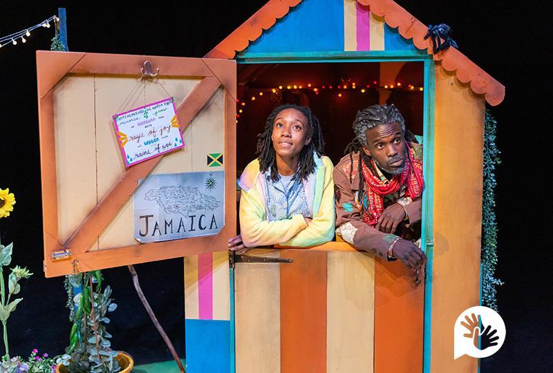 Photo from a performance of Grandad Anansi