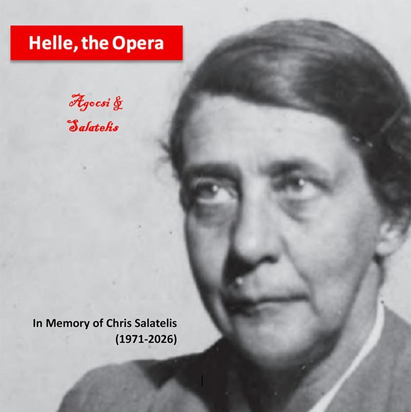 Poster with a photo of Helle Lambridis 