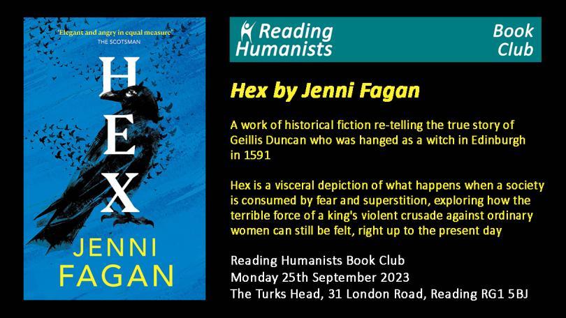 Reading Humanists - Book Club - Hex by Jenni Fagan