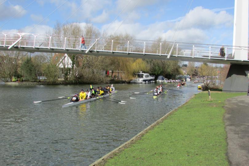 View from bridge on route