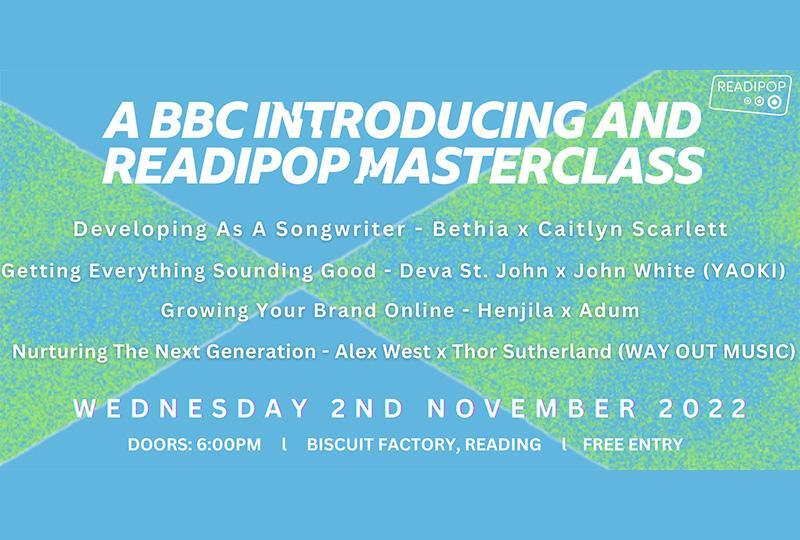 BBC Introducing and Readipop Masterclass