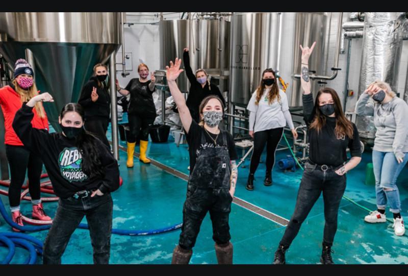 International Women’s Collaboration Brew Day at Double-Barrelled
