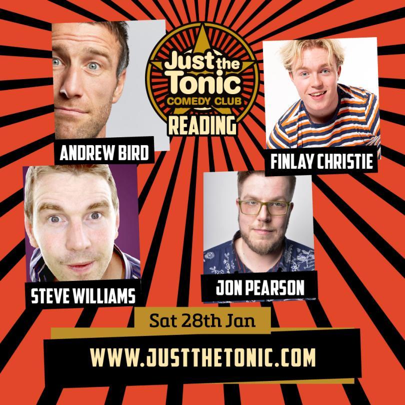 Just The Tonic Comedy Andrew Bird, Finlay Christie, Steve Williams, Jon Pearson