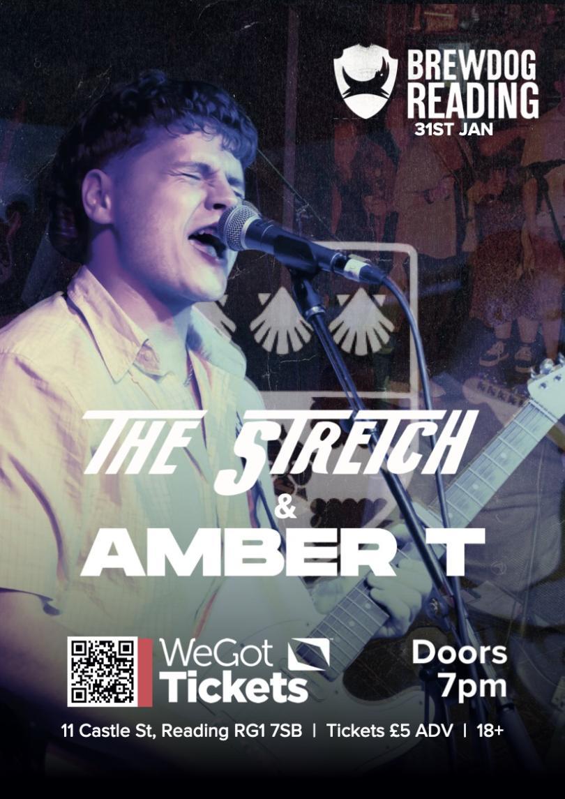 Poster with someone singing and details of the event