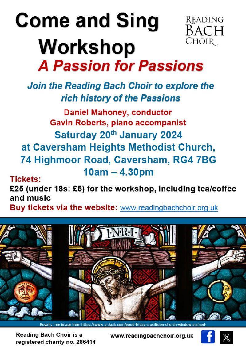 A poster giving details of the concert