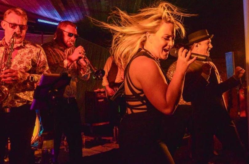 Madison Heights performing at The Jazz Café in Reading.