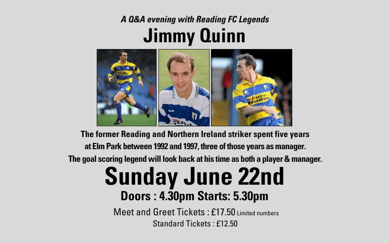 montage of images of footballer Jimmy Quinn