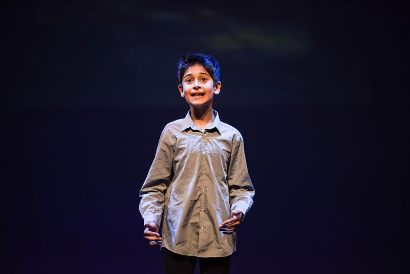 SOTA pupil performing on stage