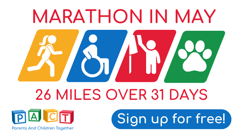 PACT's Marathon in May logo