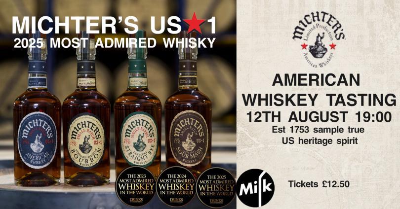 Michters Whiskey tasting