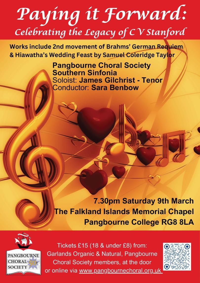 Our poster for the concert