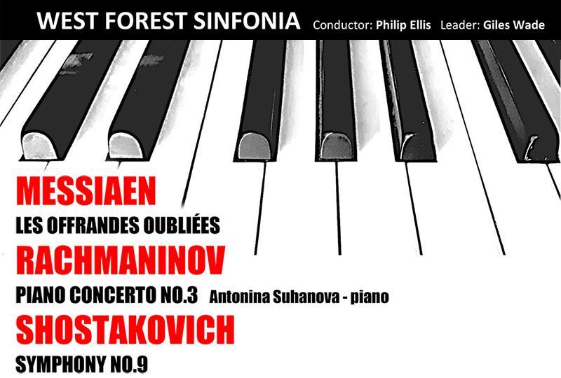 West Forest Sinfonia: Messiaen, Rachmaninov and Shostakovich