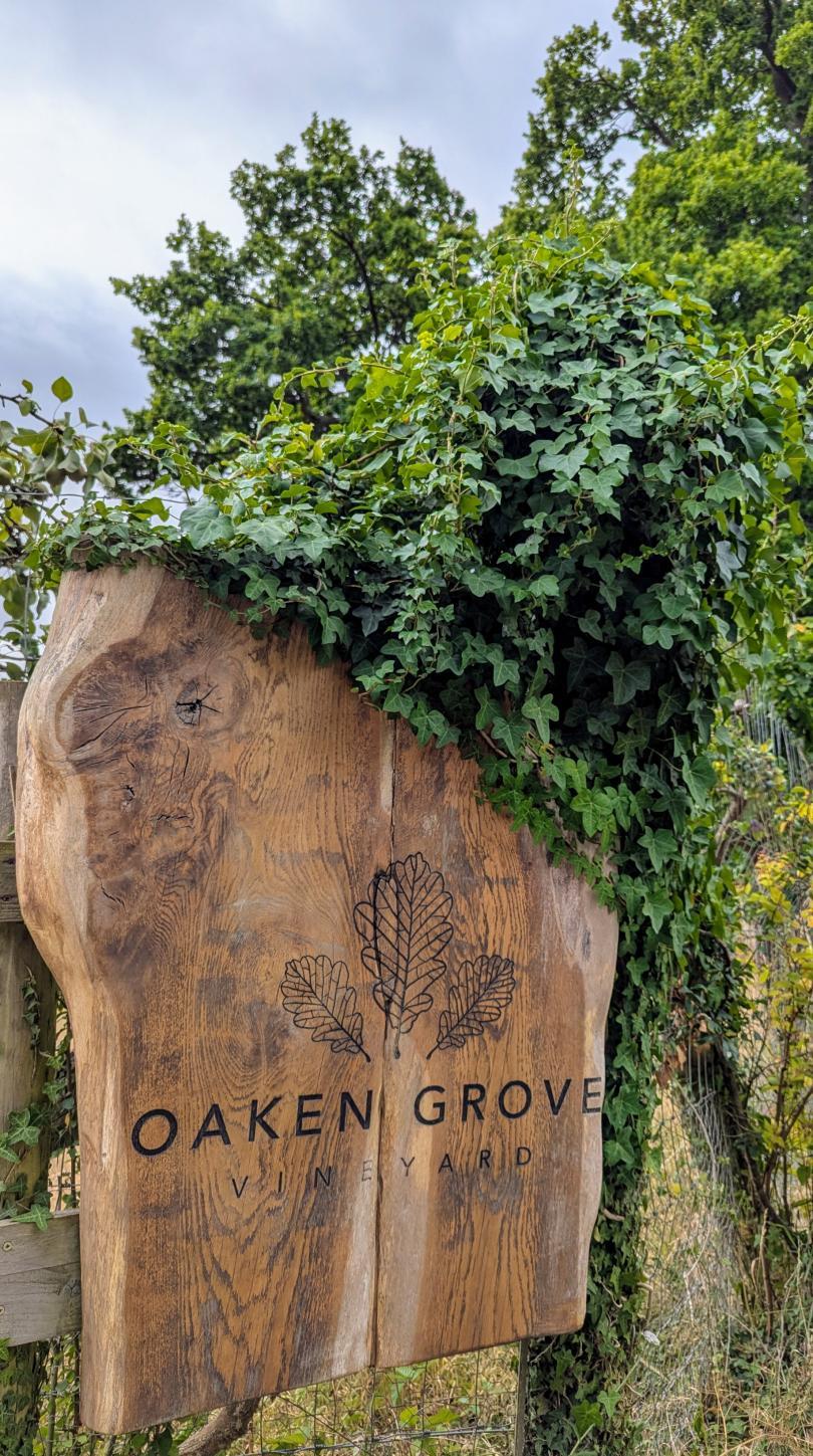 Walk Works circular route from Oaken Grove Vineyard