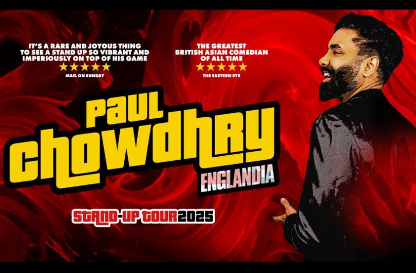 Paul Chowdhry Englandia. The Hexagon Reading March 2025.