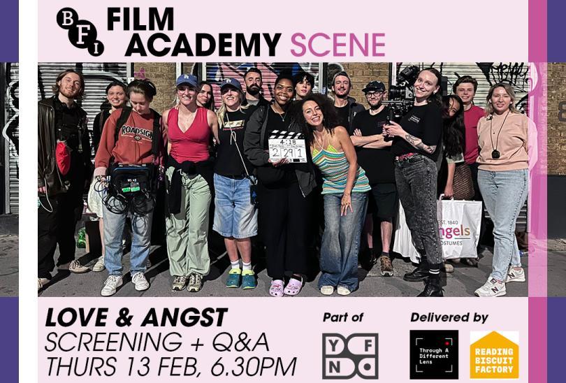 picture of filmmaking crew lined-up and smiling at the camera