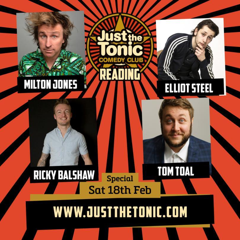 Milton Jones, Elliot Steel, Ricky Balshaw, Tom Toal