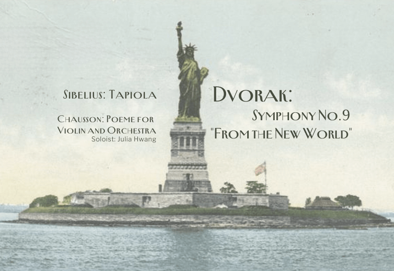 Statue of Liberty image with concert details