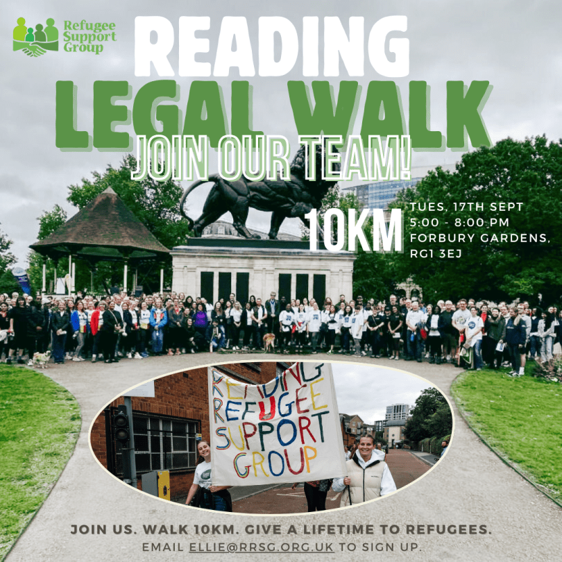 Walk For Refugees at the Reading Legal Walk 2024