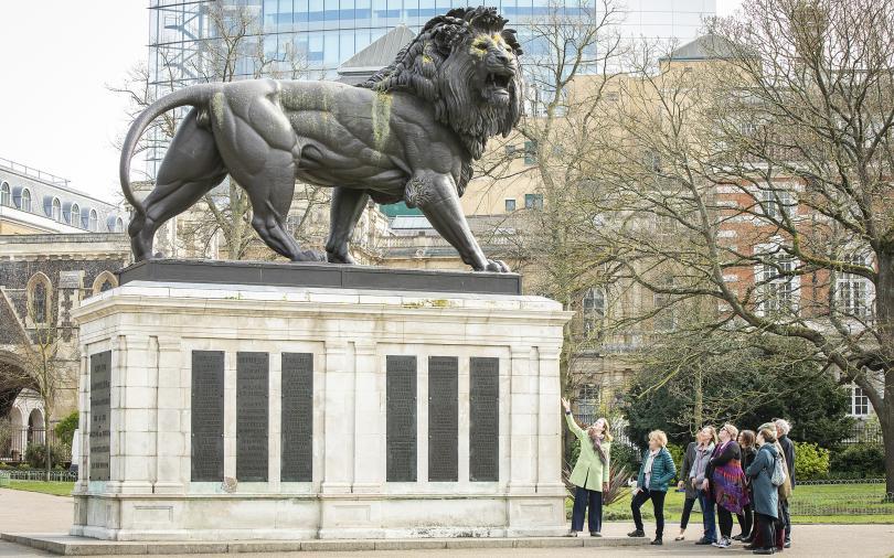 Forbury Gardens and Reading Lion
