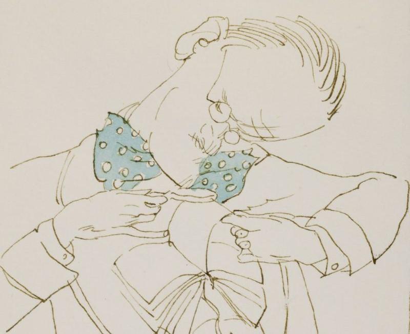 Drawing of James Joyce